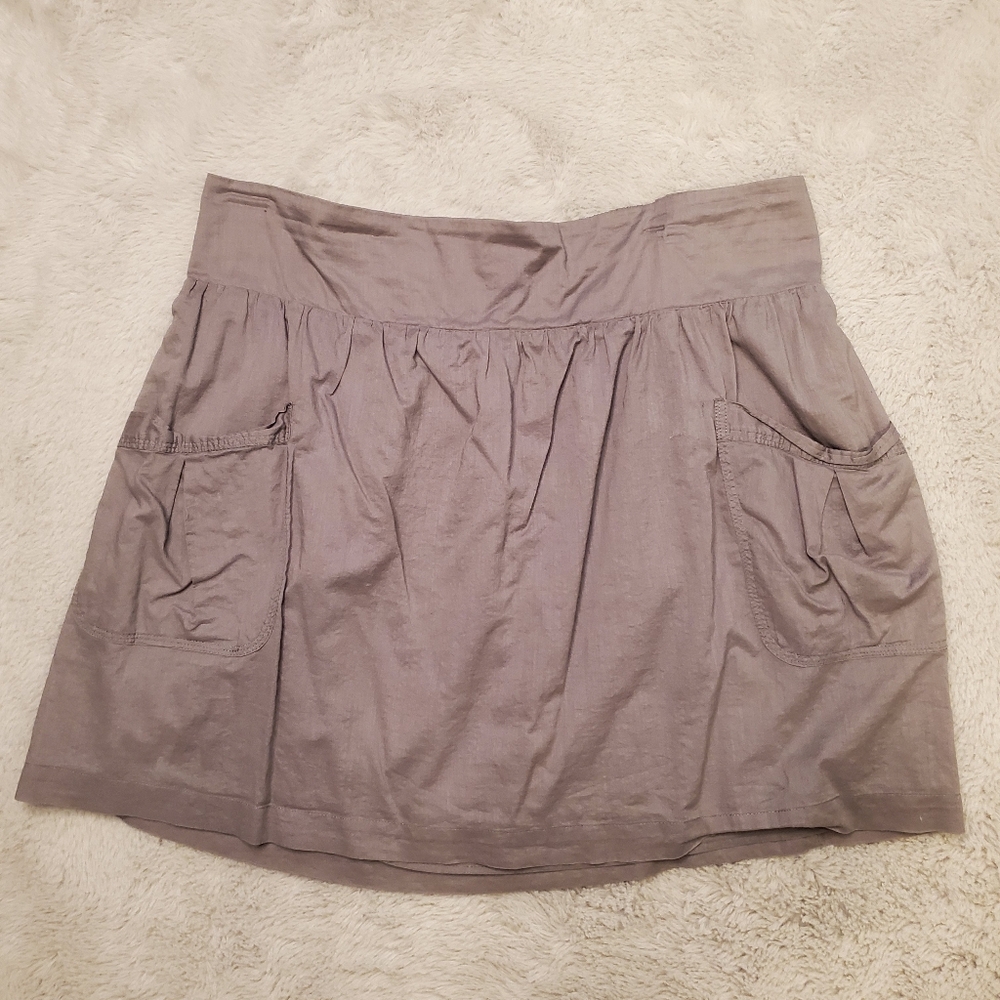Linen Skirt w/Pockets